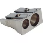Q-CONNECT Pencil Sharpener, 2 Holes, Metal