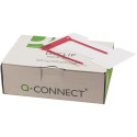 Q-CONNECT relieur D-clip, boîte de 100 pièces, rouge
