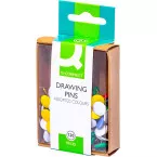 Q-Connect Assorted Colour Push Pins Box of 120