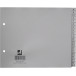 Q-CONNECT tabbladen, ft 18 x 22,5 cm, PP, 2-gaatsperforatie, set van A-Z, grijs