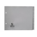 Q-CONNECT tabbladen, ft 18 x 22,5 cm, PP, 2-gaatsperforatie, set van A-Z, grijs