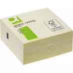 Q-CONNECT Quick Notes, ft 76 x 76 mm, 400 feuilles, jaune