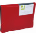 Q-CONNECT trieur, A4, PP, avec 13 compartiments, fermeture à élastiques, rouge