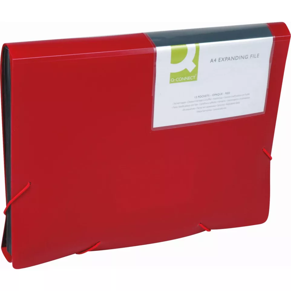 Q-CONNECT trieur, A4, PP, avec 13...