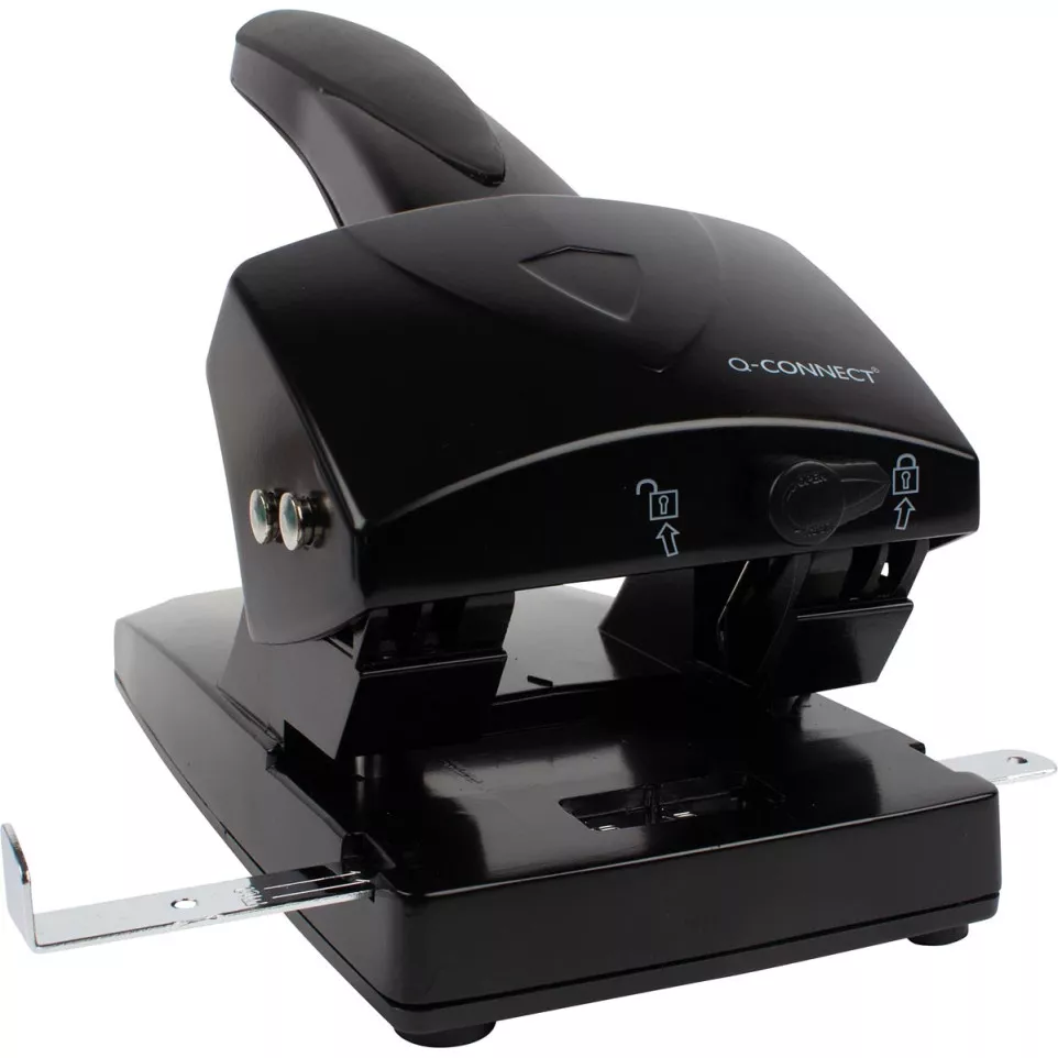Q-CONNECT perforator, 65 blad, zwart