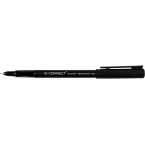 Q-Connect OHP Pen Permanent Fine Black