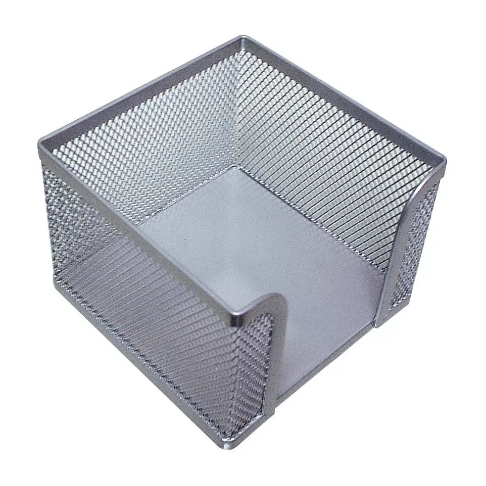 Q-CONNECT memokubus metaal zilver