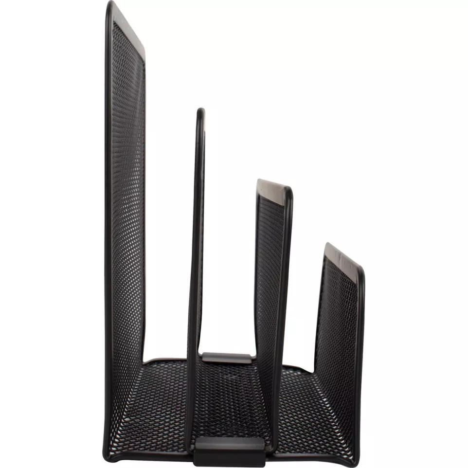 Q-CONNECT Porte-lettres en métal noir...