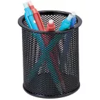 Q-CONNECT pen holder metal mesh black