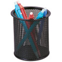 Q-CONNECT pot à crayons, métal mesh, noir