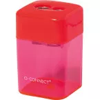 Q-CONNECT double-hole sharpener assorted colours