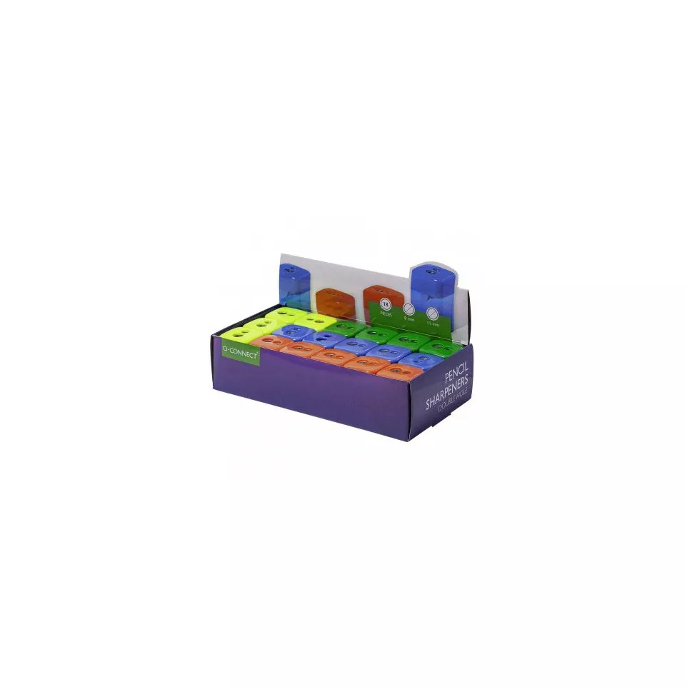 Q-CONNECT double-hole sharpener...