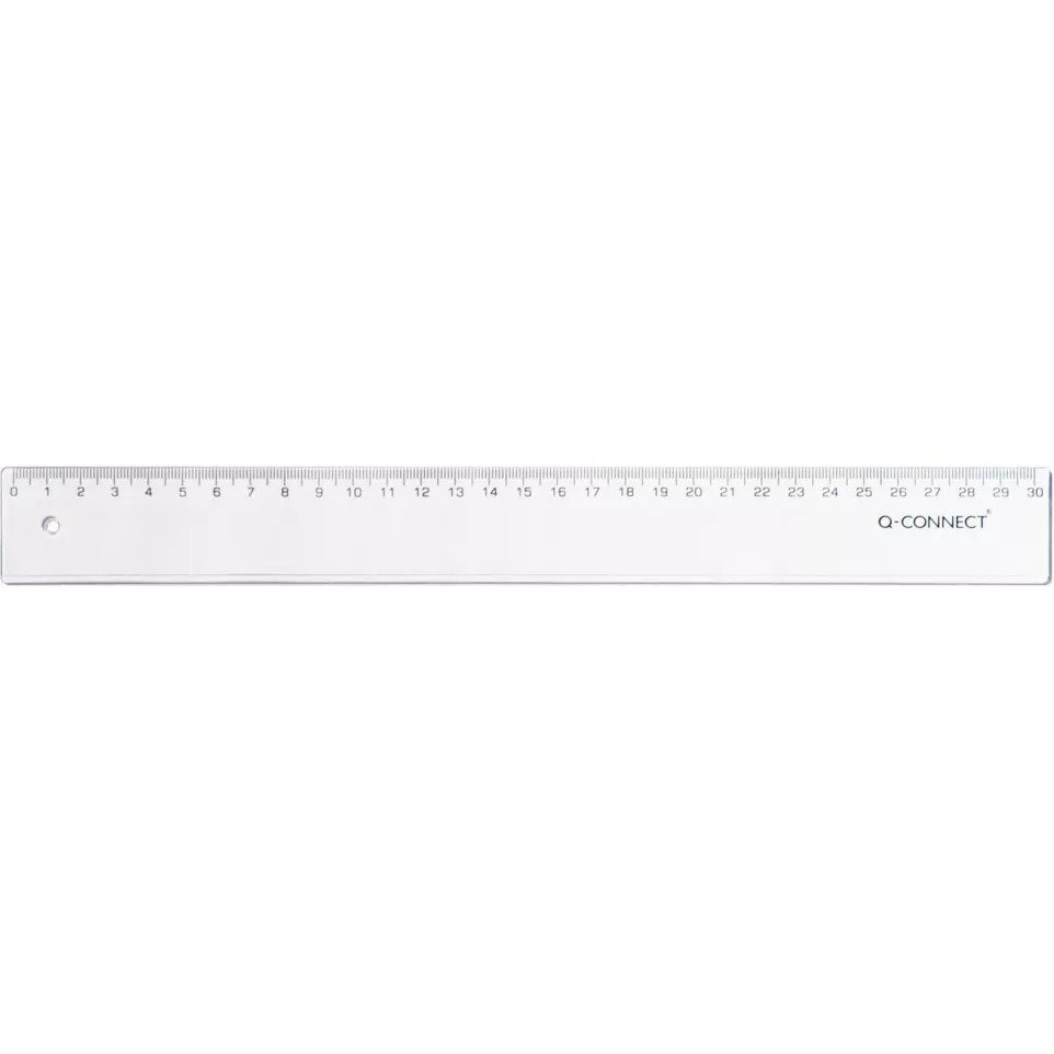 Q-CONNECT meetlat, plastic, in etui,...