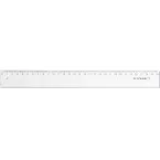 Q-CONNECT plastic ruler in sleeve 30 cm