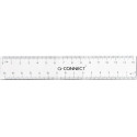 Q-CONNECT Transparent Polystyrene Ruler 15 cm