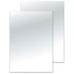 Q-CONNECT couvert A4 blanc brillant 250 micron 100 pièces