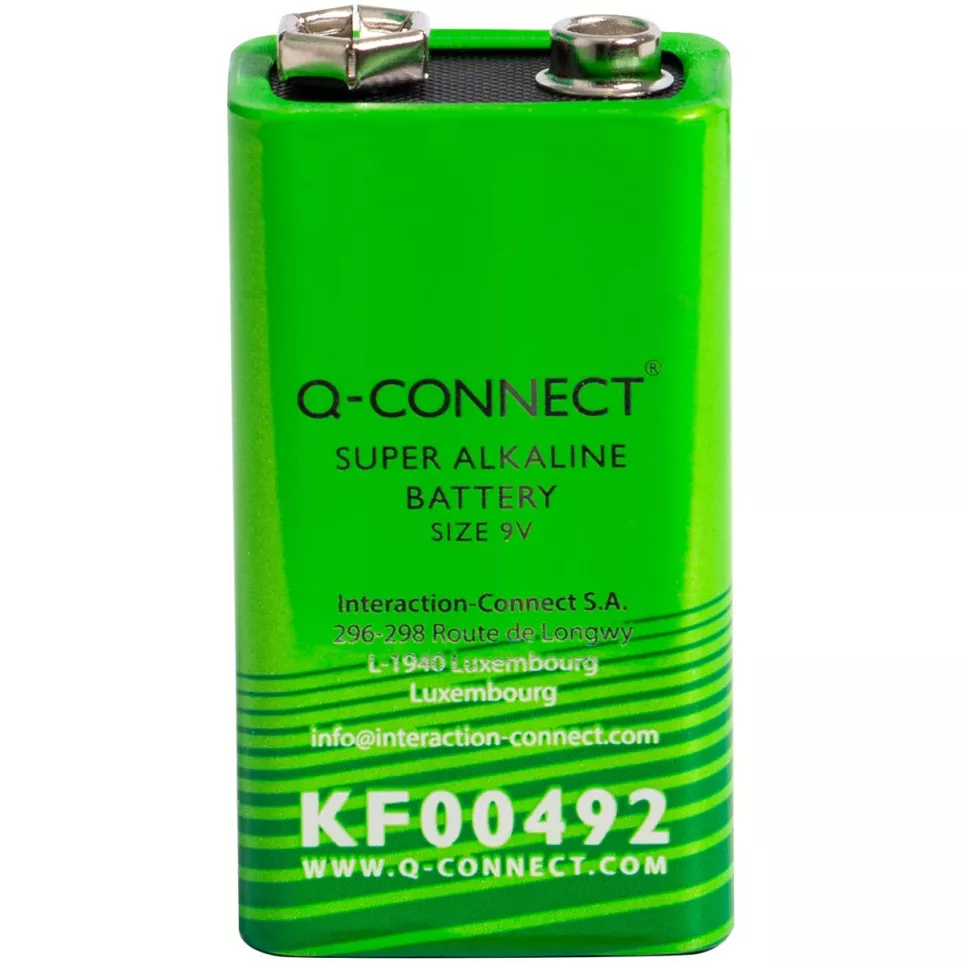 Q-CONNECT pile, alcaline, E, 9V