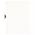 Q-CONNECT Metal Clip Folder A4 30 Sheets Transparent White