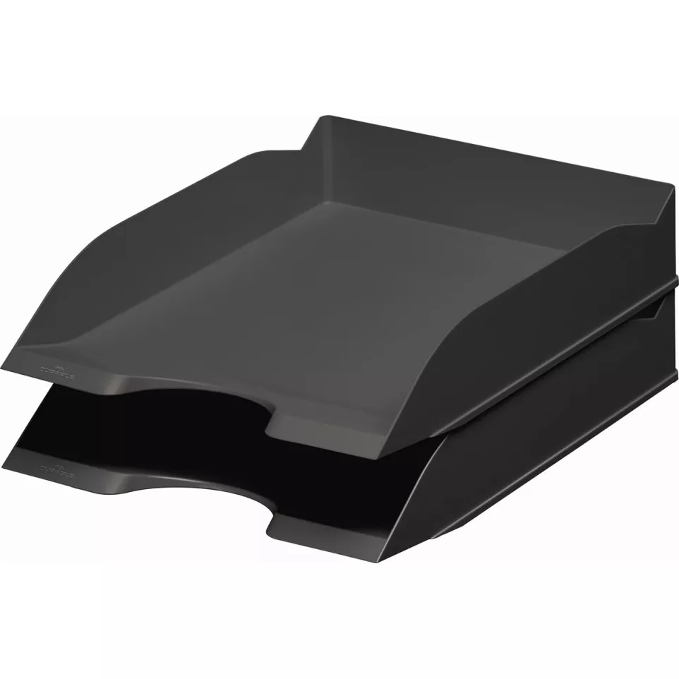 Durable Eco Letter Tray Black