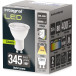 Integral spot LED GU10, dimmable, 2.700 K, 3,6 W, 400 lumens