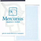 Mercurius A4 Graph Paper Pad 50 Sheets