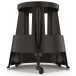 Tabouret Comfort, en plastique, noir