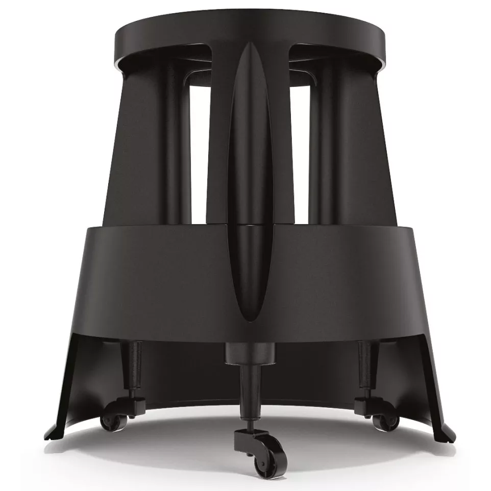 Tabouret Comfort, en plastique, noir