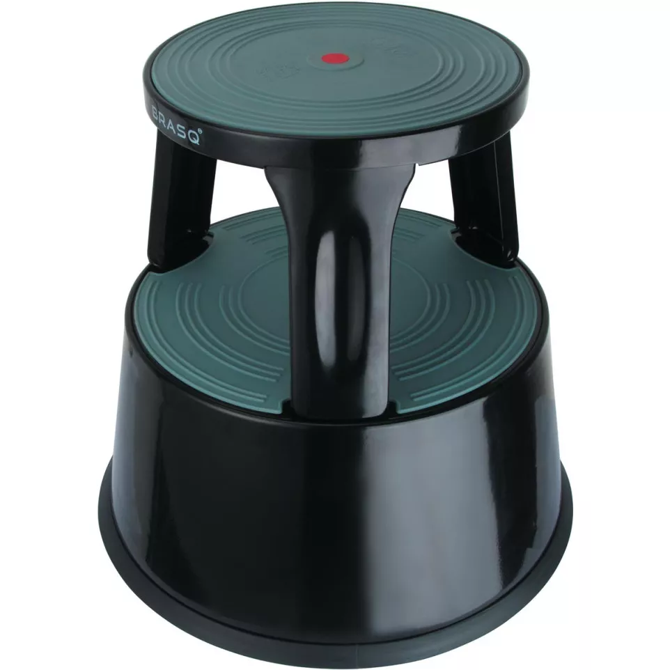 Tabouret premium, en métal, noir