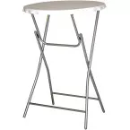V-part standing table white