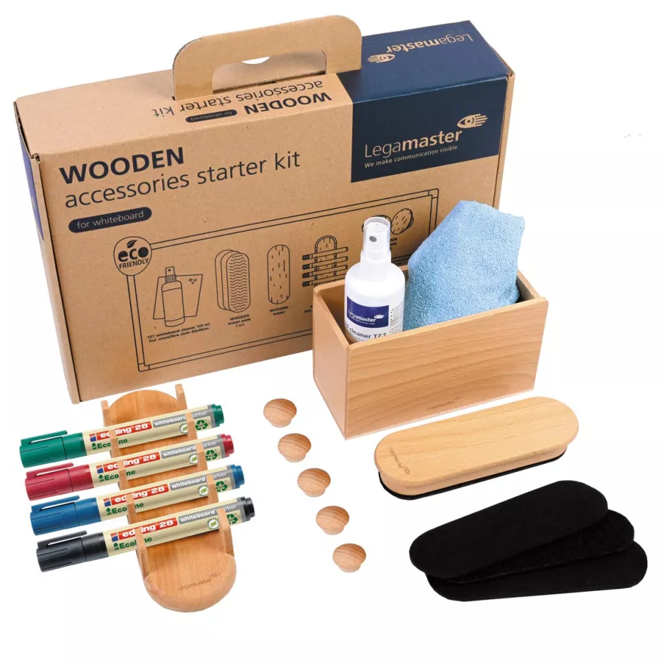 Legamaster WOODEN starterkit voor...