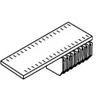 Bisley Lateral Shelf System for Tambour Cabinets 120 cm Black