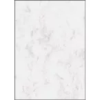 Sigel designpapier grijs gemarmerd, ft A4, 200 g, pak van 50 vel