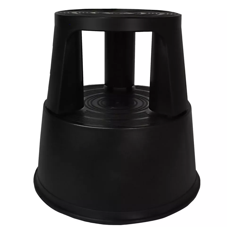 Desq tabouret, plastique ABS, noir