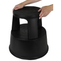 Desq tabouret, plastique ABS, noir