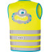 Wowow Crazy Monster Jacket gilet de sécurité, jaune, M (enfant)