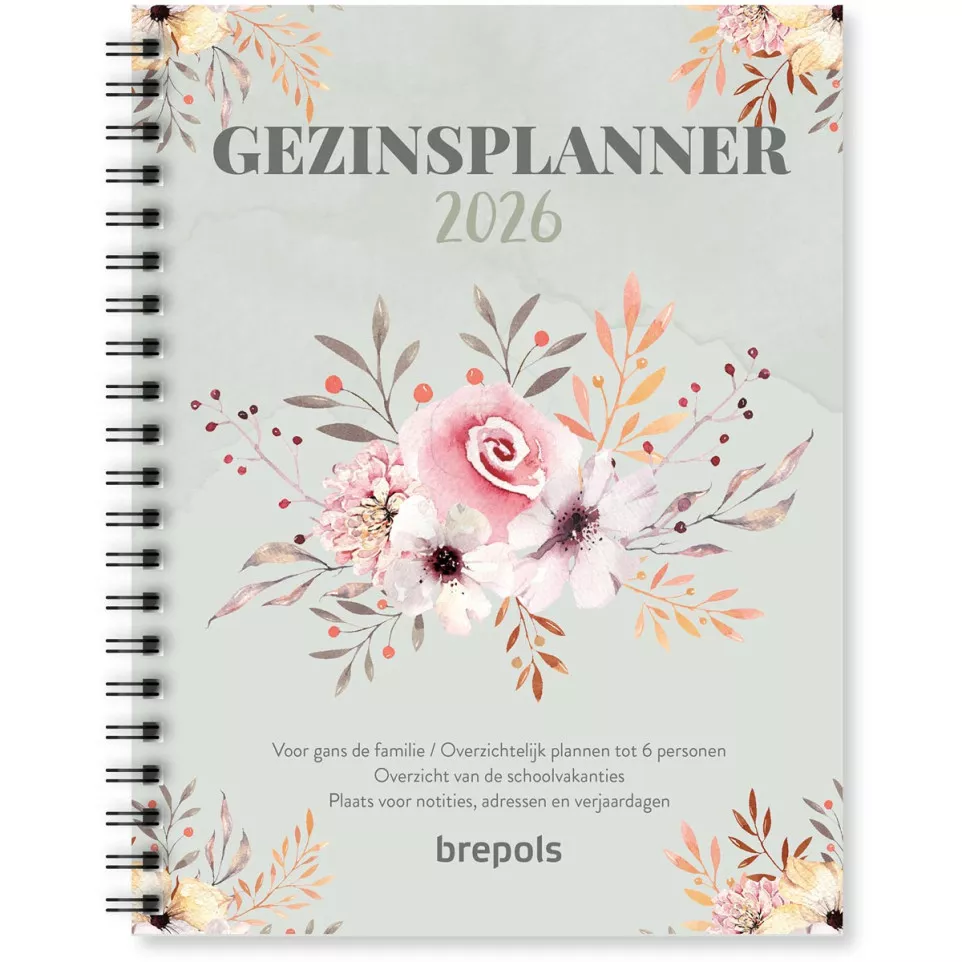 Brepols calendrier, 12 mois,...