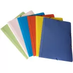 Bronyl Sorbet Elastic Folder with Flaps A3 Polypropylene Assorted Colors