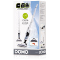 Domo steelstofzuiger 2 in 1 met oplaadbare batterij, 14,4 V, wit