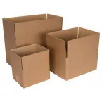 Single Wall Shipping Box 3 mm Brown 400 x 300 x 300 mm
