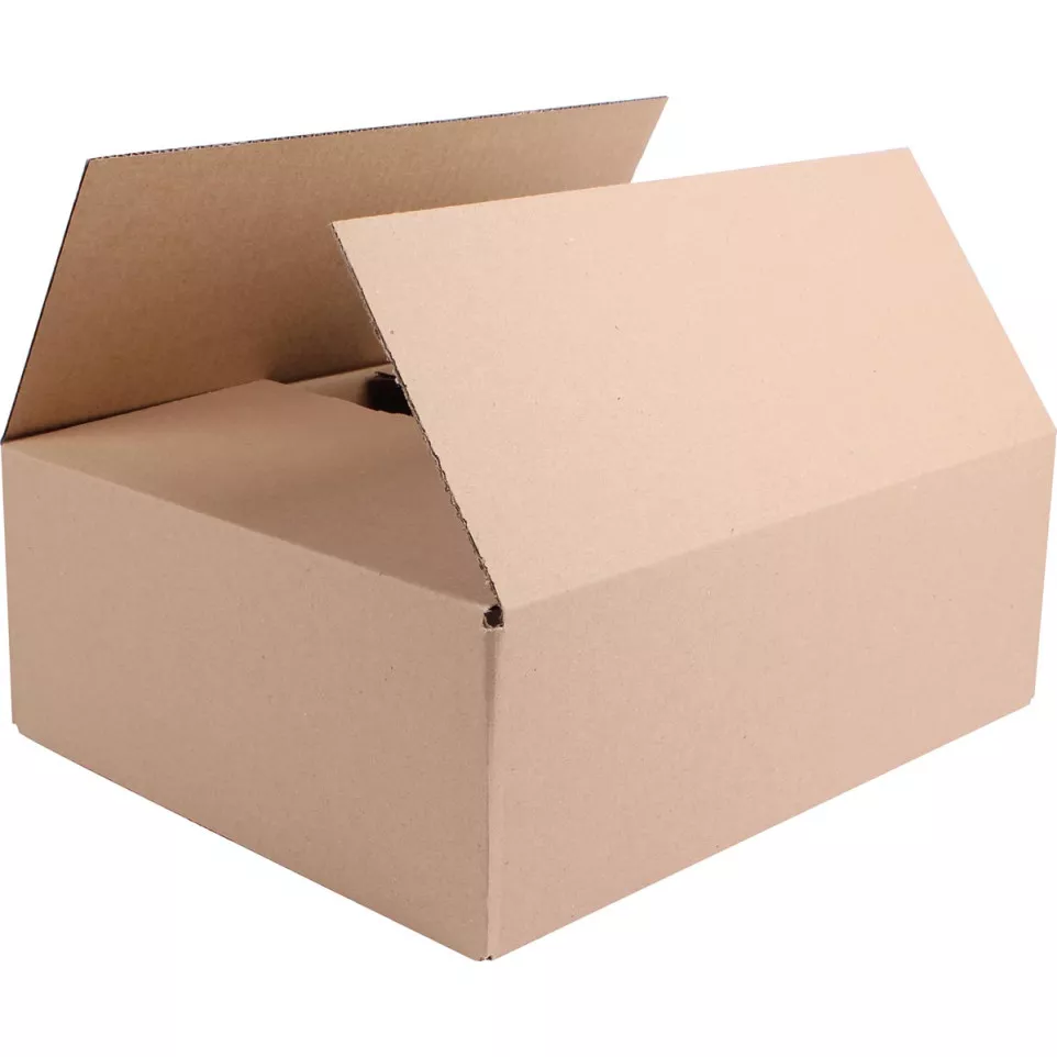 Boîte d'expédition, cannelure, brun,...