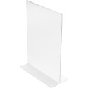 Deflecto présentoir de documents, pied en T portrait, ft A6