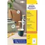 Avery Zweckform round labels 80 mm diameter white permanent adhesive 60 labels 10 sheets