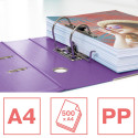 Esselte ordner Colour'Breeze, A4, PP, rug van 75 mm, lavande