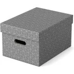 Esselte Home Archive Box 26.5 x 36.5 x 20.5 cm Grey Pack of 3