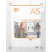 Nobo Premium Plus tableau d'affichage acrylique, montage mural, ft A5