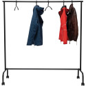 MAUL Vestiaire mobile Limbo, ht156xbr151(220)x50cm, avec 4 roues freinées, 30kg, noir RAL9004
