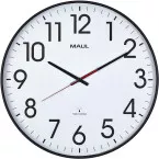 MAULclimb wandklok, radiogestuurd, diameter 47 x 5,5 cm, zwart