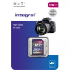 Integral carte mémoire SDXC V30, 128 Go