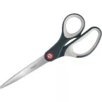 Leitz Cosy right-handed scissors 20.5 cm sharp tip stainless steel grey 1 pc blister pack