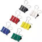 Maul clip foldback 19mm, blister de 12 pc assorties